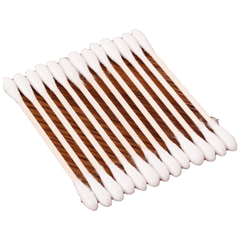 1包=100只[试用装] 100-4000双头木棒棉签棒棒婴儿医用化妆棉棒卫生棉签棉棒