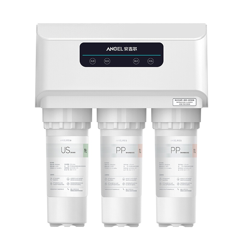 安吉尔家用商用净水器 反渗透大通量400G、无罐厨房纯水机J2406-ROB60 400G无罐五级过滤滤除重金属升级款