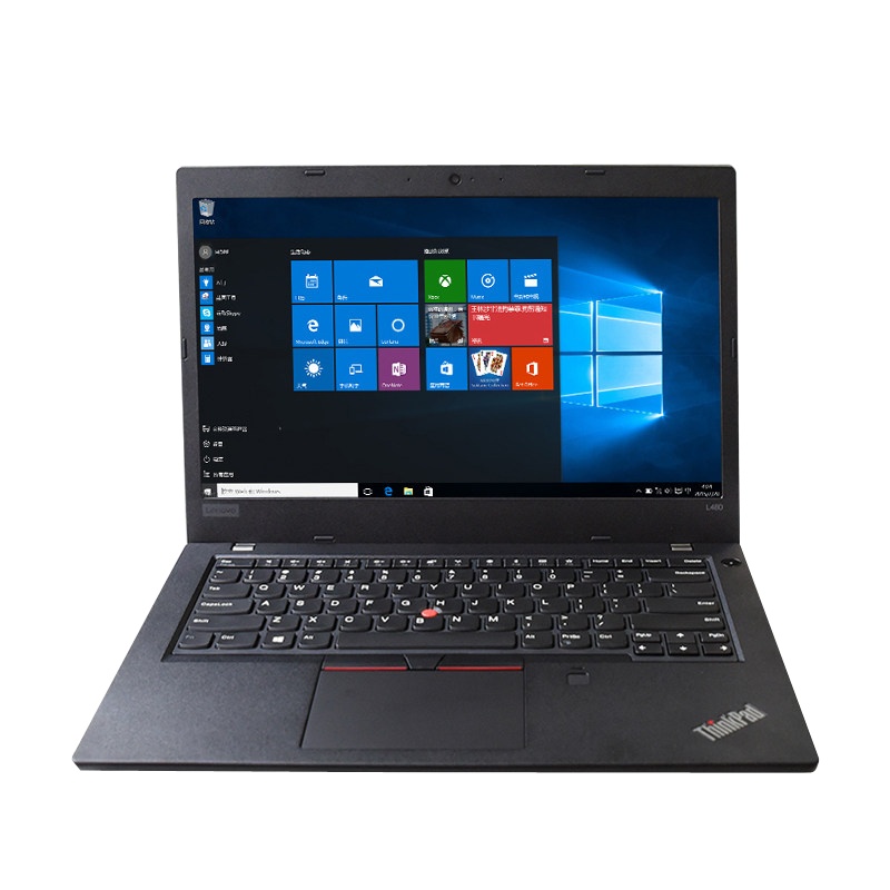 联 想ThinkPad L490 14英寸商务办公笔记本电脑 I5-8265u 8G 256SSD 2G W10 定制