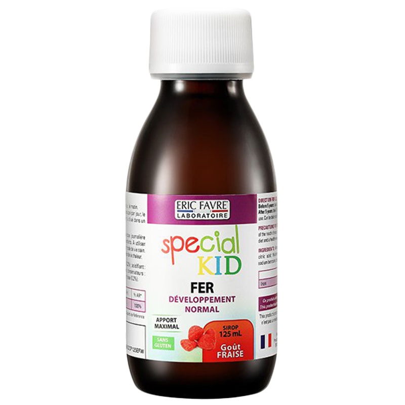 [自营]Eric Favre艾瑞可儿童铁液 营养液水果味125ml 铁剂 6个月以上可用改善贫血