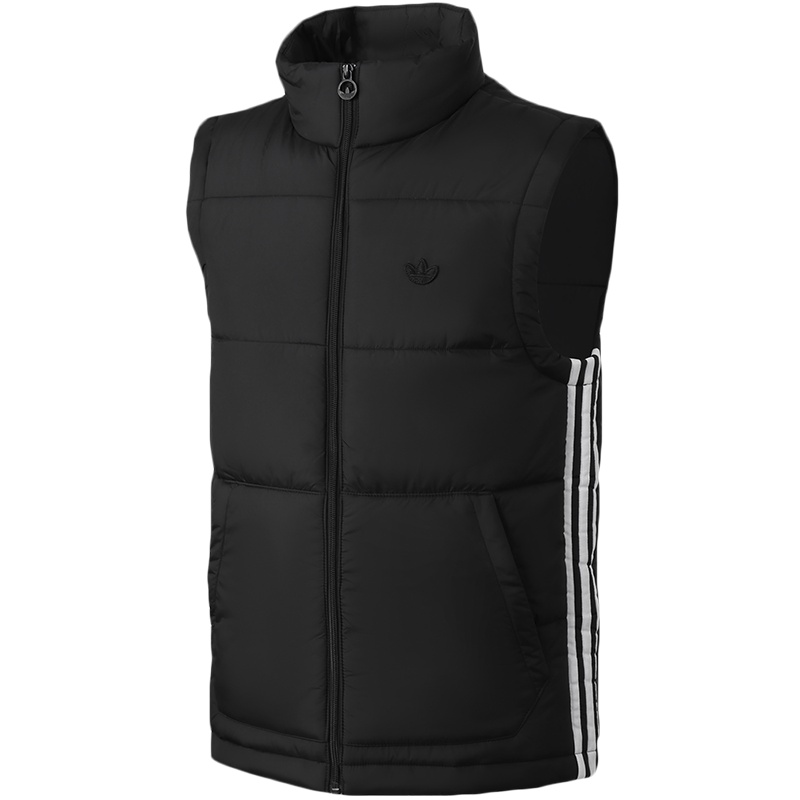 阿迪达斯三叶草男服背心马甲外套保暖休闲运动服GE1296