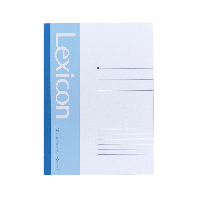 得力(deli)办公无线装订本7651 A5 混 40张/本 一本装 (数量不足12本不发货)