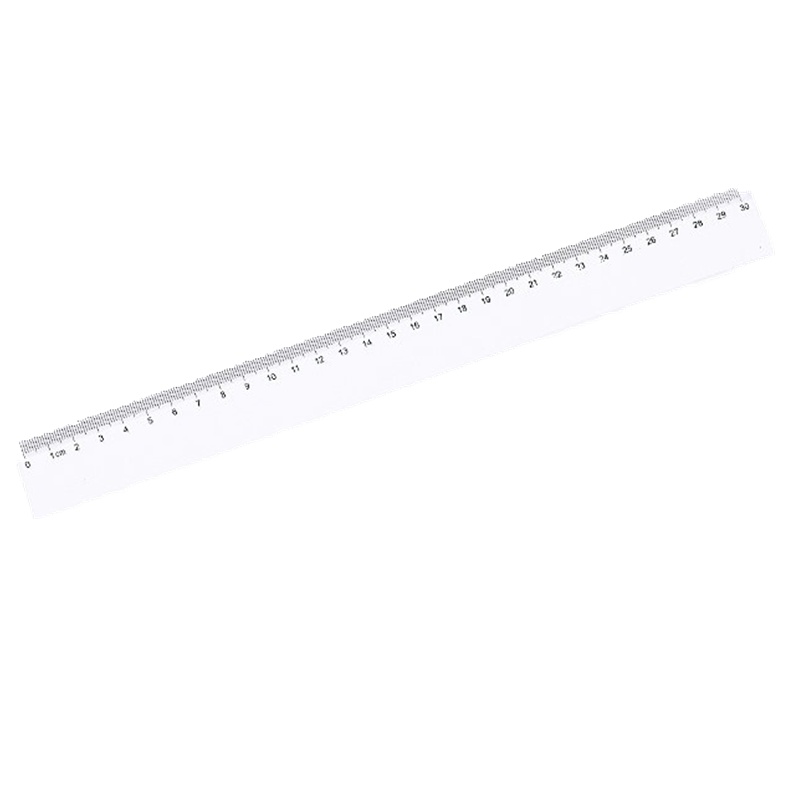 透明塑料直尺 5把/盒 单位:盒