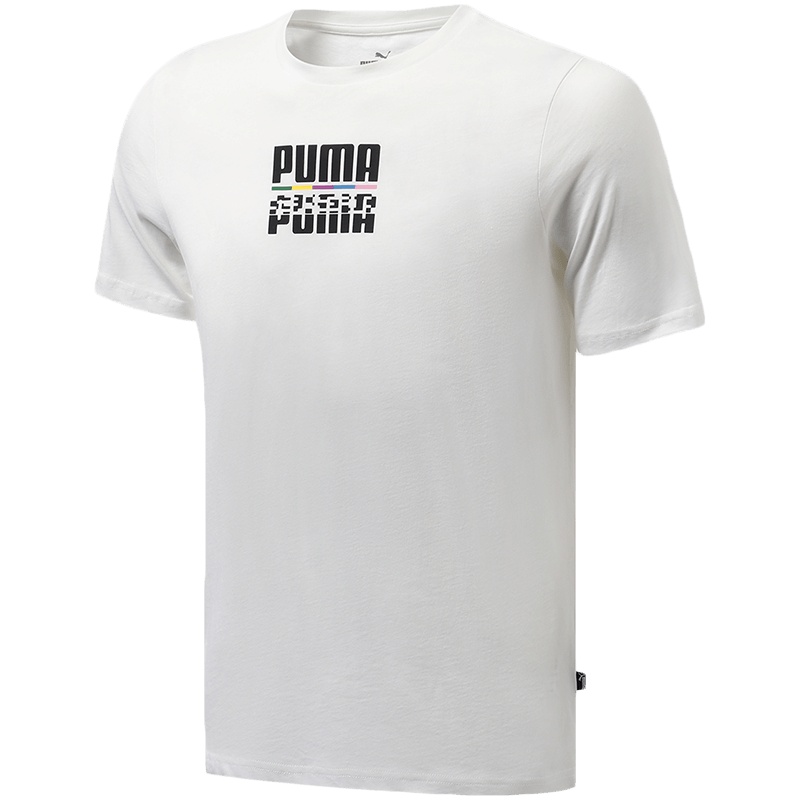 PUMA彪马旗舰男装运动服休闲圆领短袖T恤855977