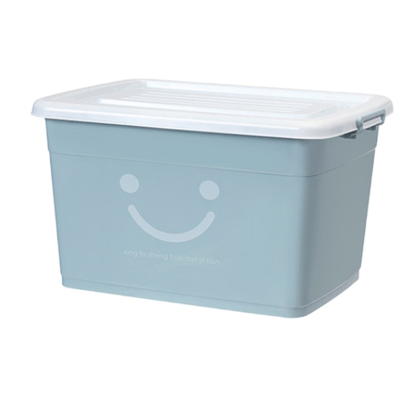 JERIS 收纳箱塑料特大号衣服加厚家用清仓整理箱大号衣物收纳盒储物箱子80L 长58宽42高34 颜色随机发货 BJ