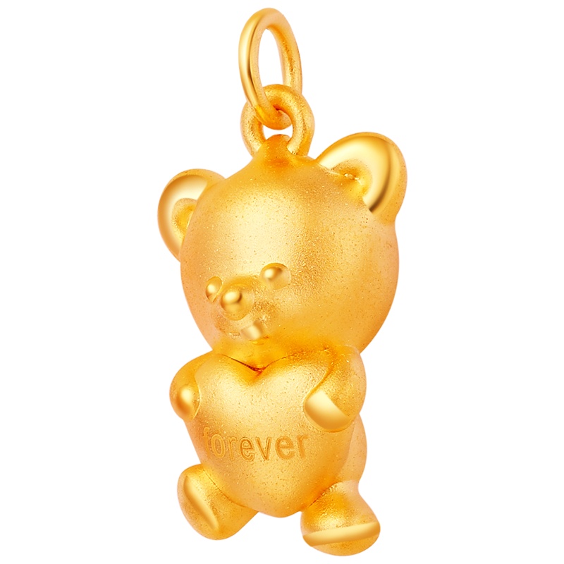 《奇萌泰迪》正版授权 Mover魔吻 奇萌泰迪真爱系列泰迪Forever硬金吊坠