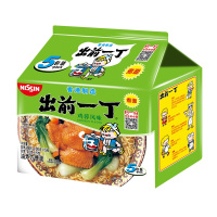 中国香港出前一丁方便面 鸡蓉味五连包500g 方便速食泡面拉面办公室 熬夜