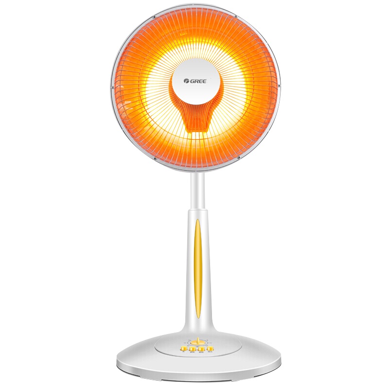 格力(GREE)取暖器 家用小太阳速热柔光电热扇 摇头送暖烤火炉 台地两用高度可调宿舍定时节能电暖器 FGH-10B