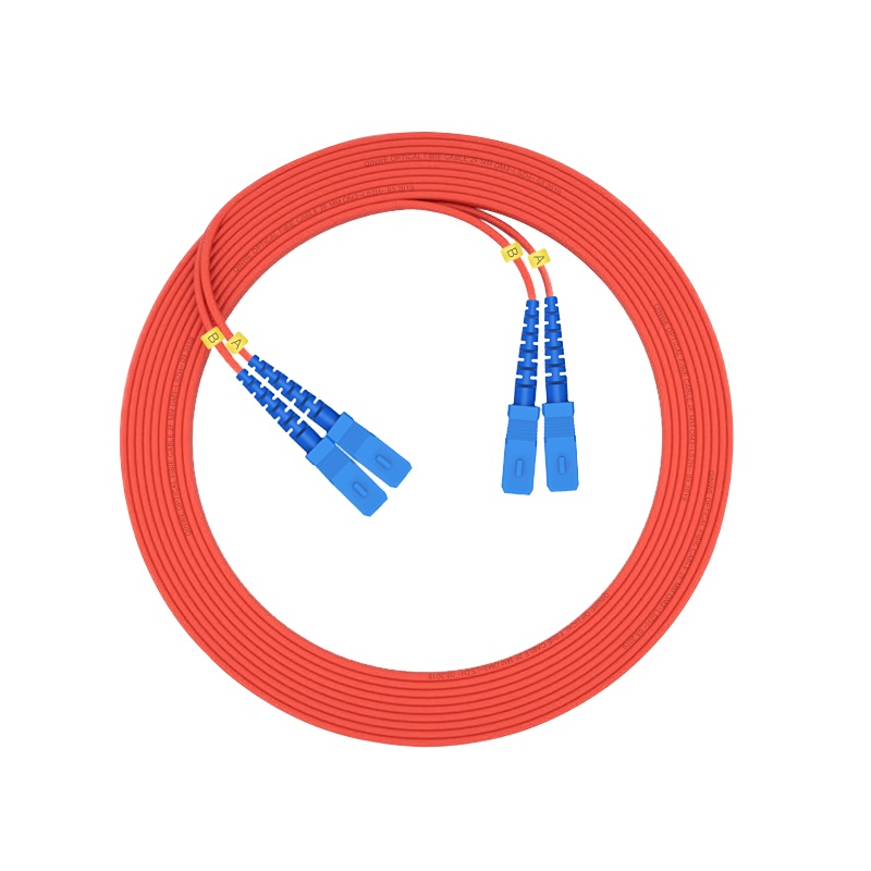 千天(QANTOP)光纤跳线 电信级光纤熔接收发器尾纤 光端机适用SC-SC多模双芯- QT-GXTX164