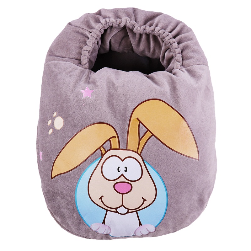 暖咖 可拆洗插电暖脚宝电暖鞋 电热宝暖宝宝暖脚垫暖脚器 灰色 NK-004