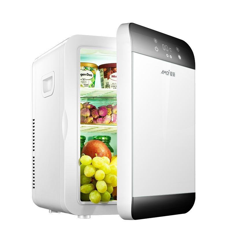 Amoi夏新20L制冷车载小冰箱迷你小型家用宿舍车家两用学生单门式