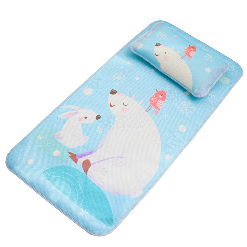 慧氏神熊(WhizBear )婴儿凉席 儿童床冰丝席新生儿宝宝凉垫幼儿园席子午睡夏季专用透气可水洗