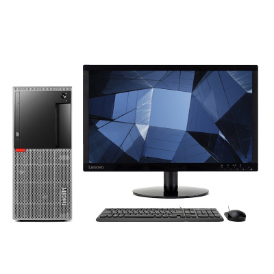 联想(ThinkCentre)E96X 0ACD 商用台式电脑(I5-8400/4G/1T/集显)21.5英寸显示器 内置扬声器 商务办公学习个人家用企业采购台式机