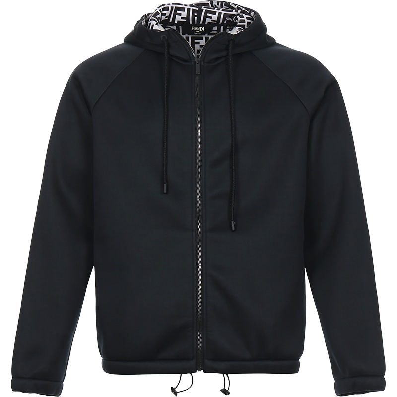 FENDI 芬迪 男士 聚酯纤维连帽运动外套上衣 FAF562 AAY1