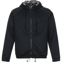 FENDI 芬迪 男士 聚酯纤维连帽运动外套上衣 FAF562 AAY1