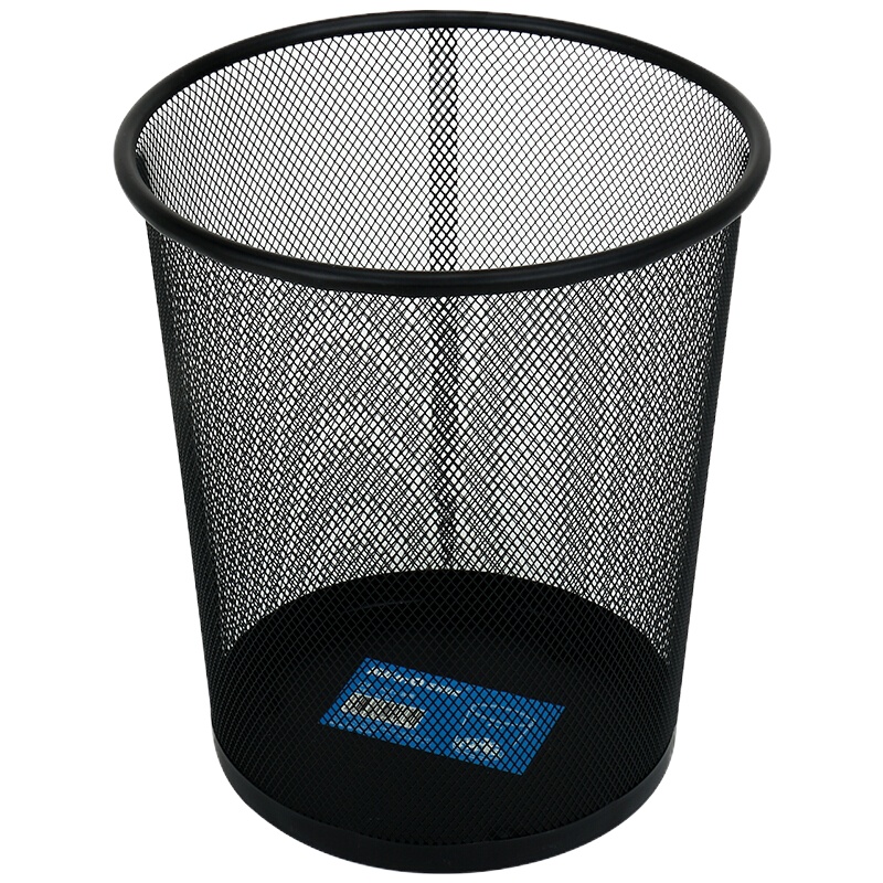 可得优(KW-triO)LJ-02 铁网垃圾篓大号 黑色
