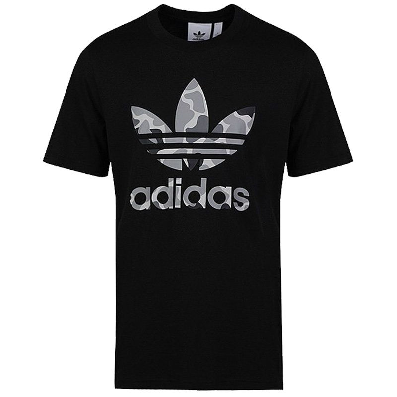阿迪达斯(adidas)男子圆领短袖T恤 CAMO TREF TEE DH4779