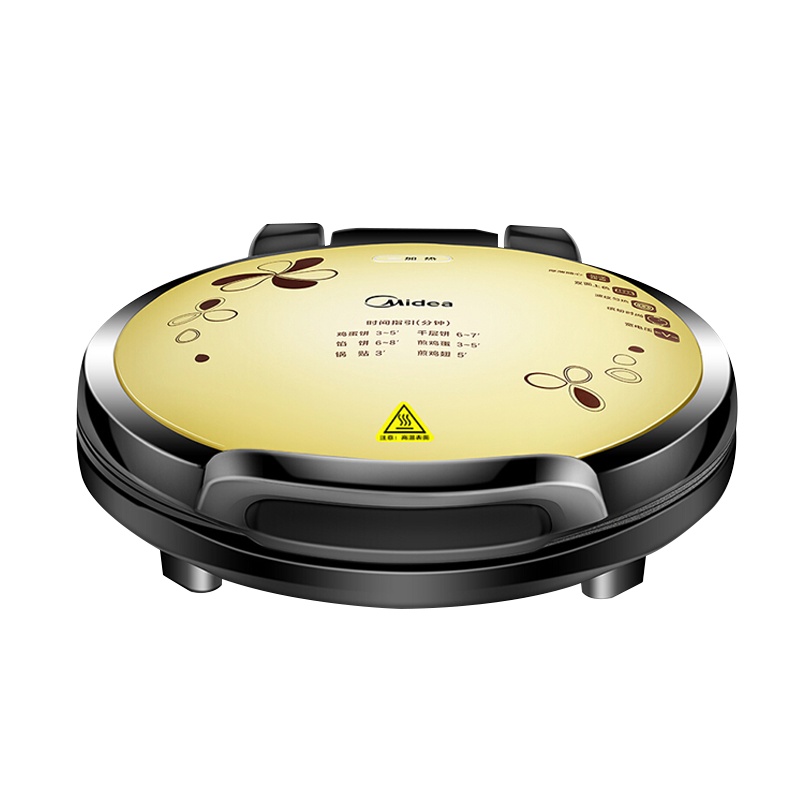 美的(Midea)电饼铛上下盘控制悬浮式大烤盘家用煎饼机双面加热多功能不粘锅智能薄饼机煎饼锅烙饼MC-JHN34Q