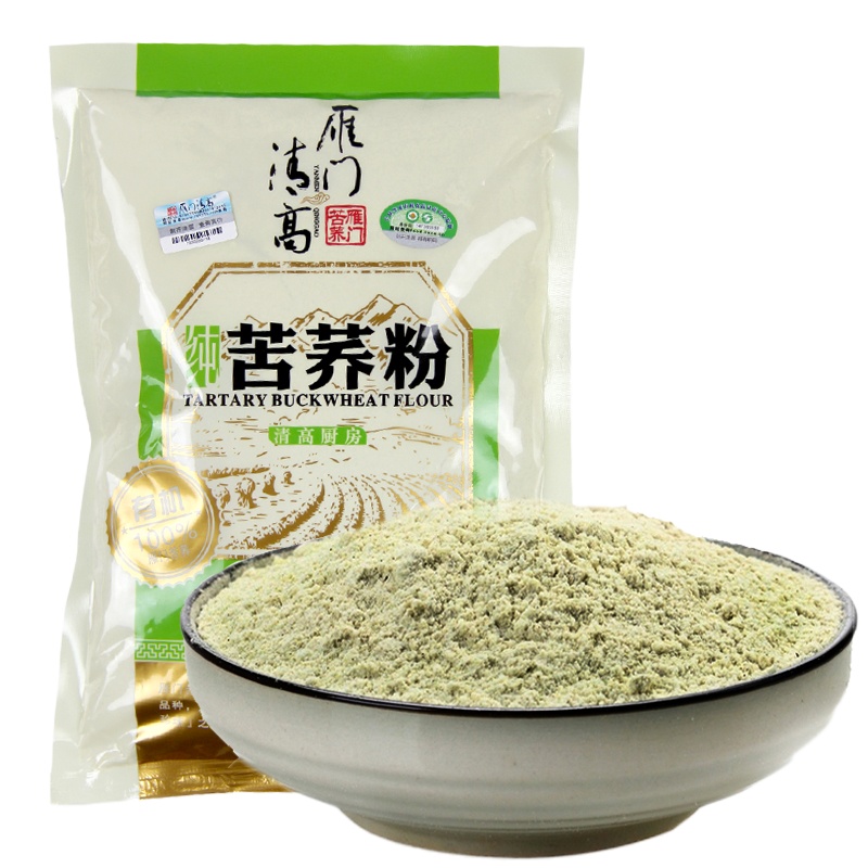 雁门清高有机纯黑苦荞粉480g