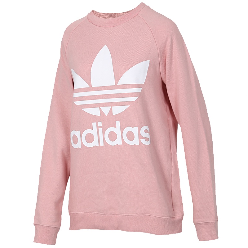 阿迪达斯(adidas)三叶草女士圆领套头衫运动休闲卫衣DH4432