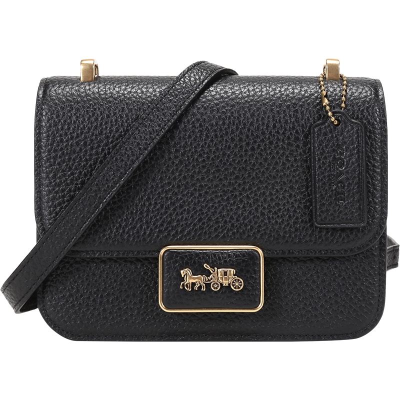 COACH 蔻驰 女士 专柜款ALIE系列皮革单肩斜挎包18号小号 4617