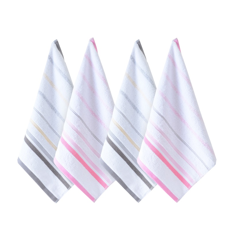 洁丽雅 6409 纯棉强吸水舒适方巾全棉儿童家用洗脸巾34*34 (单位:件)