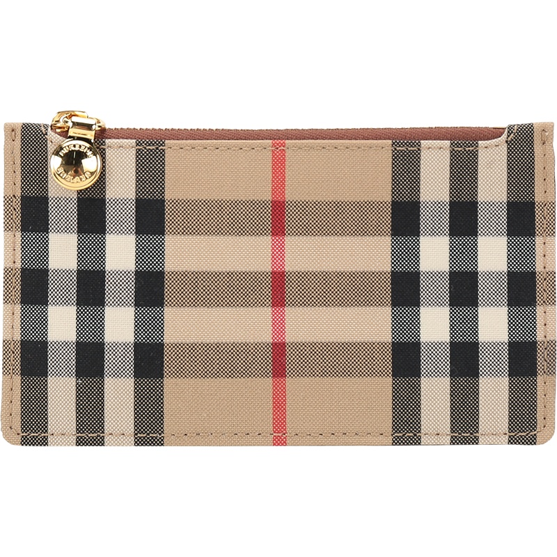 BURBERRY 博柏利 女款 织物配皮零钱包卡包 80356241
