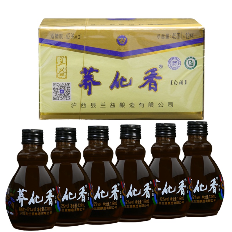 兰益松42度苦荞酒45ml*12杯+苦荞酒139ml*6瓶