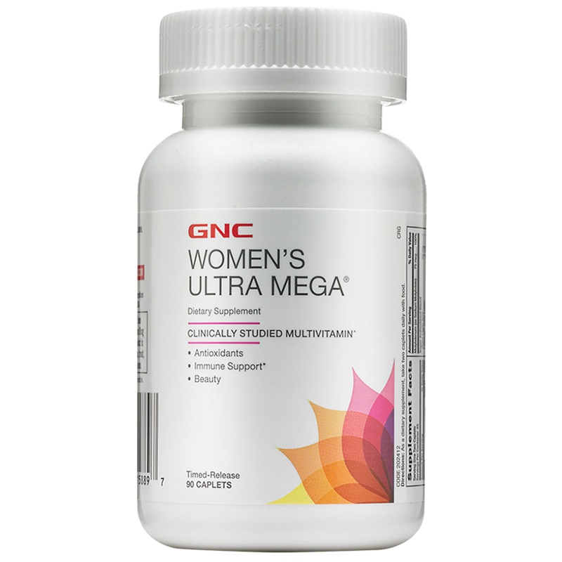 [改善女性亚健康]GNC 健安喜 女性多种复合维生素矿物质迷你片 90粒/瓶 美国进口 复合维生素 230克