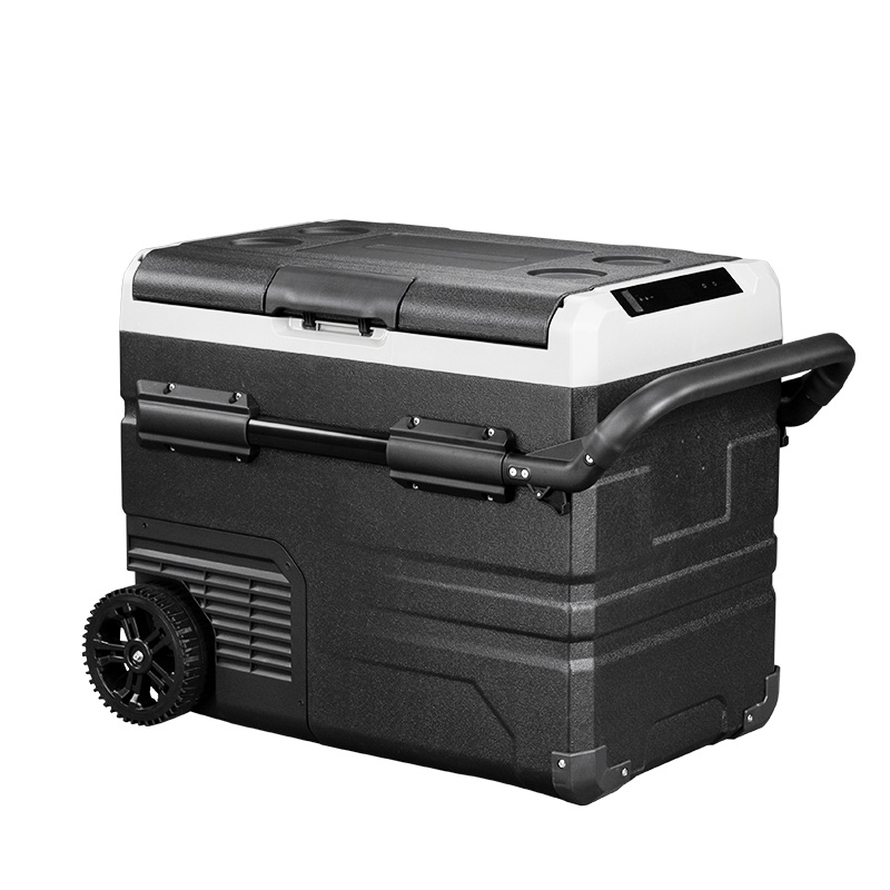 冰虎(Alpicool)车载冰箱压缩机制冷TWW45升冻冷藏分区双温双控12V24V货车家用拉杆式冰柜