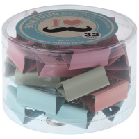 晨光 长尾夹子蝴蝶夹燕尾夹 32m（ABS91688）24个/筒3筒装