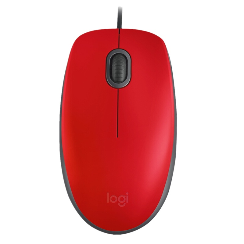 罗技(Logitech)M110有线鼠标蓝牙静音鼠标有线家用游戏商务便携办公鼠标光电自营
