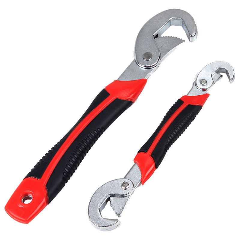 赛拓(SANTO) 1276 2件套万能扳手 多功能 管钳扳手 快速扳手 活动扳手