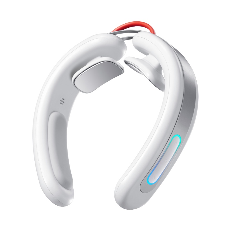 小熊（Bear）颈部按摩仪AMQ-B04P1 充电式智能颈椎按摩器颈部按摩仪护颈仪电动热敷颈椎枕按摩神器苏宁自营