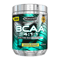 Muscletech肌肉科技苏宁自营支链氨基酸BCAA粉剂男女健身增健肌蛋白粉官方正品原装进口(白葡萄味)