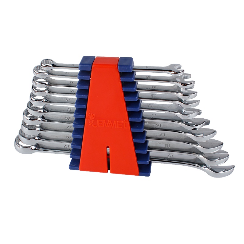 埃米顿 10件精抛平面两用扳手组套(塑夹装)