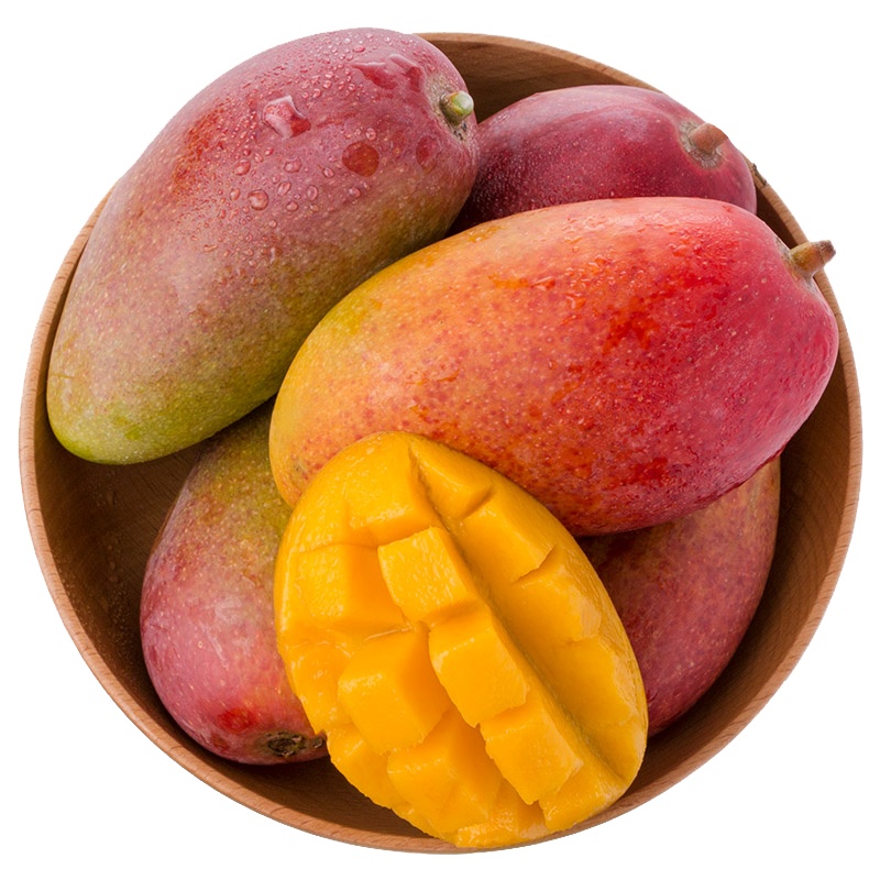 冠町 新鲜金煌芒大青芒果时令热带水果 带箱5斤大果