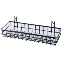 北欧铁艺上墙挂篮铁网格网置物架壁挂篮网片照片墙装饰收纳篮托盘安心抵