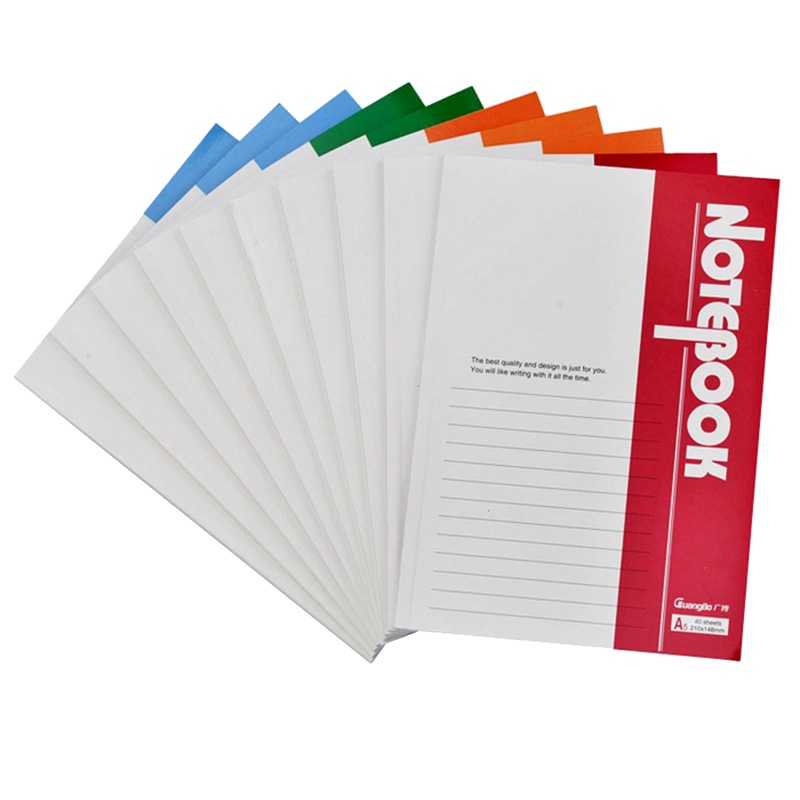 广博GB25281软面抄10本装 A5 36页记事本 日记本 笔记本子 软抄本 记录本 笔记本/记事本