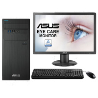 华硕(ASUS)商用台式电脑D320MT-I5D44003 VS228DE(I5-7400 4G 256G DOS 21,5英寸 )