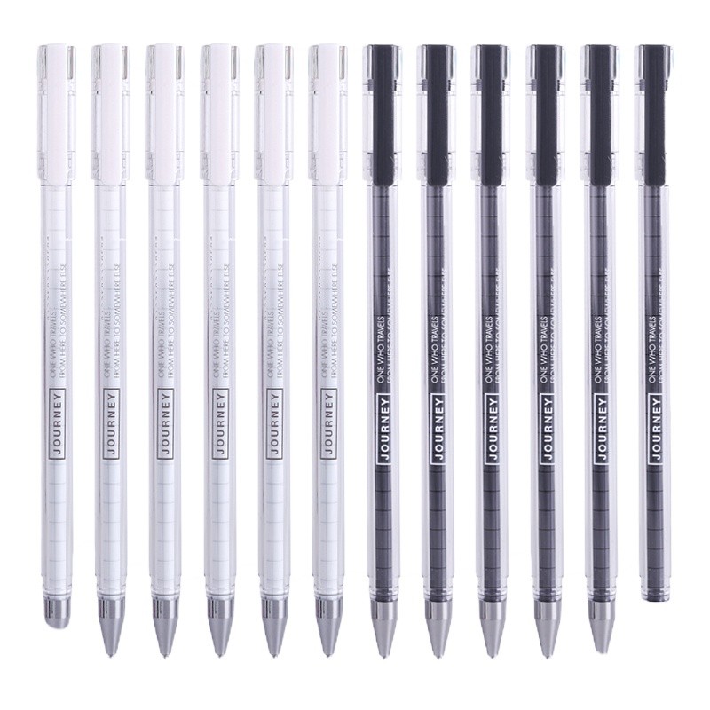 得力 A405 方寸格0.38mm中性笔 全针管 水笔签字笔 12支/盒 黑色(一盒价)