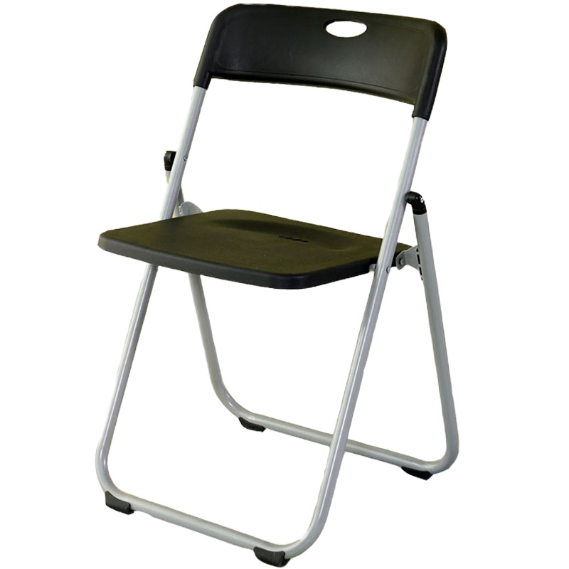 企业定制 电脑椅折叠椅子靠背简易家用塑料小凳子餐椅折叠板凳 黑色 起订数量10把