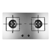 老板集团出品 名气(MQ)燃气灶G329A (液化气)4.5KW火力 秒速点火无按压 耐用不锈钢面板 家用燃气灶