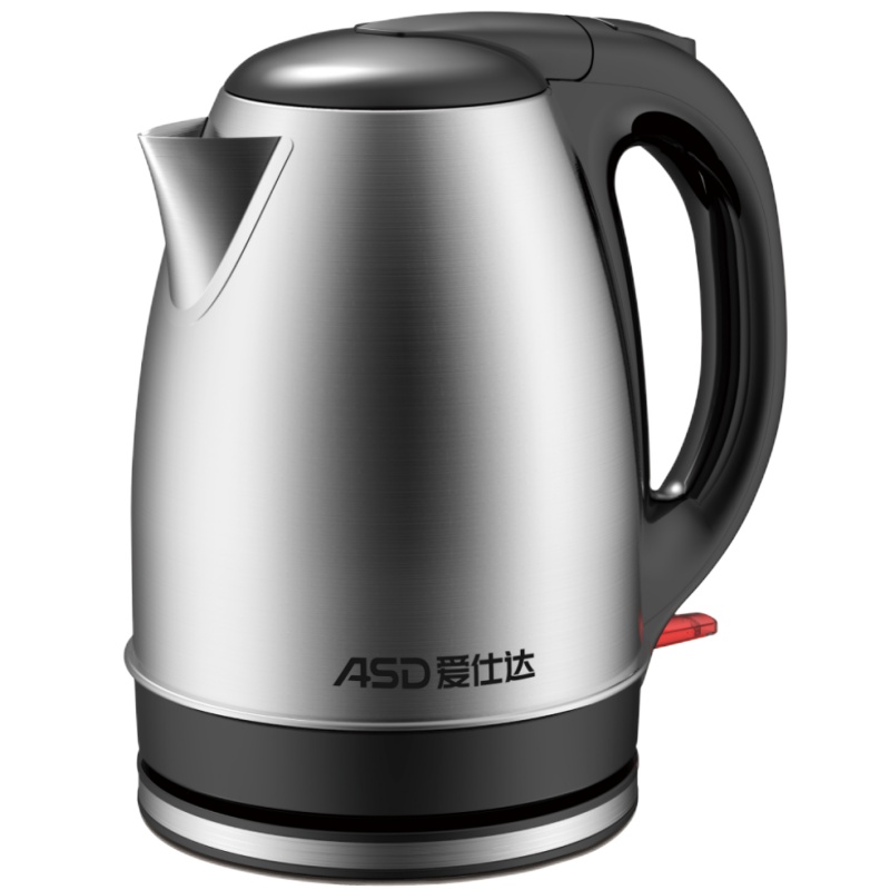 爱仕达（ASD）电水壶AW-D18G123 1.8L 304不锈钢 双钢隔热防烫烧水壶