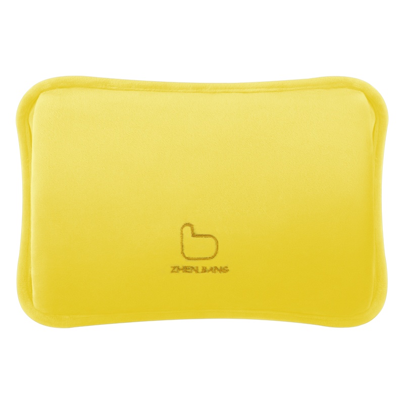北极绒(Beijirog)充电式热水袋毛绒暖肚子暖宝宝女敷肚子暖腰暖宫暖水袋 已注水 黄色