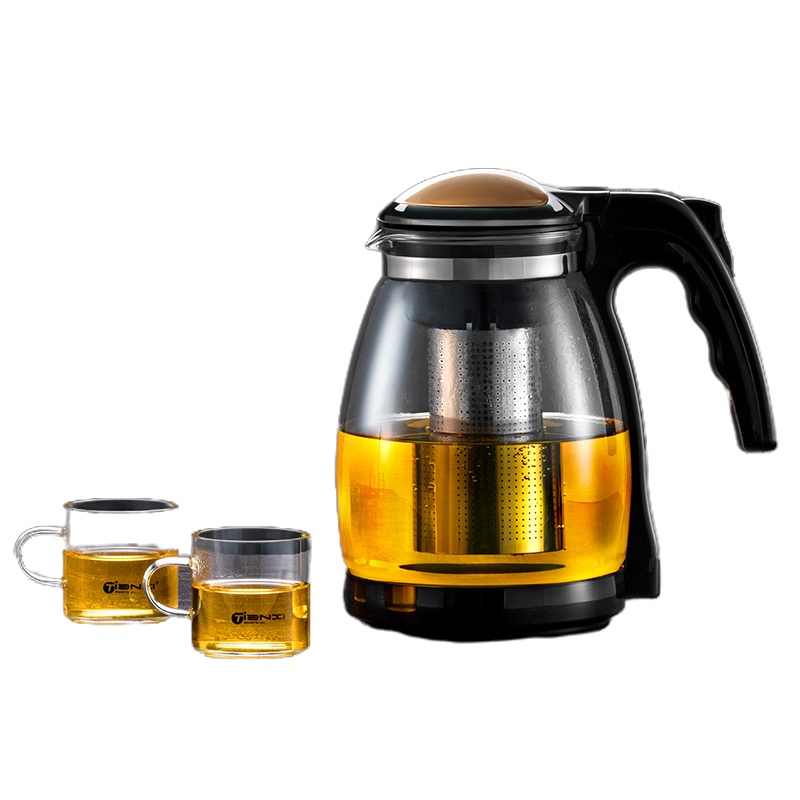 玻璃茶壶功夫泡茶壶家用大号水壶单壶耐热过滤花茶壶红茶茶具套装凉水壶
