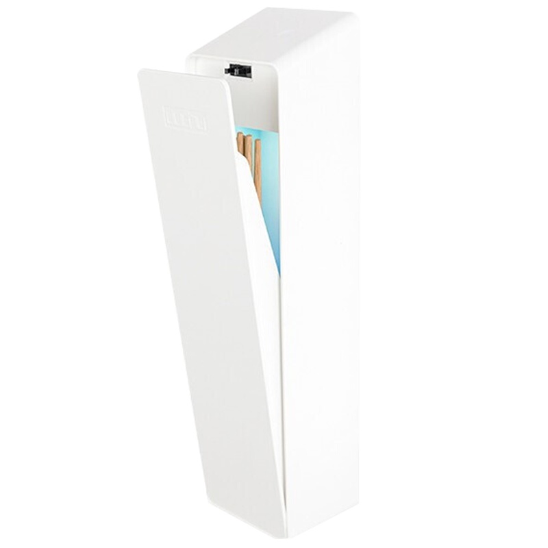 小米有品 六竖智能除菌筷子筒家用全自动带风干厨房迷你型筷子筒筷子消毒机消毒器 白色