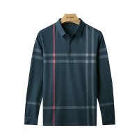 恒源祥男士长袖T恤2020款条纹中青年男士上衣潮流长袖T恤