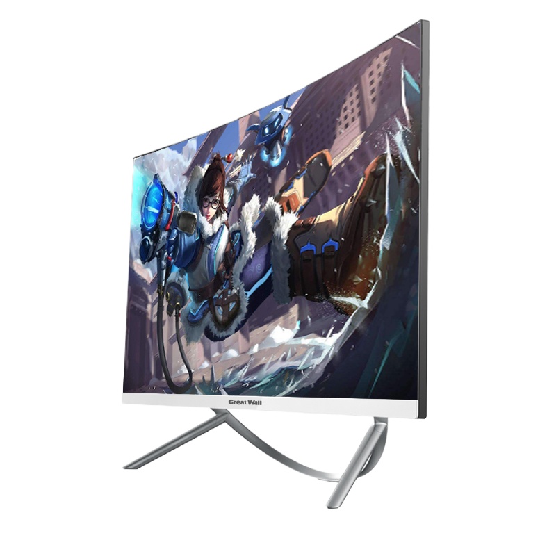 长城(Great Wall)27英寸 白色机身台式一体机电脑整机 四核 I5+8G+256G