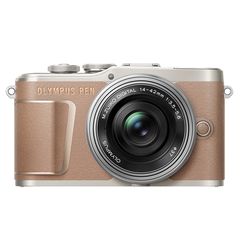 奥林巴斯(OLYMPUS) E-PL10 14-42mm EZ 微单相机套机 4K视频 美颜自拍 棕色